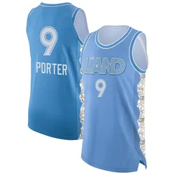 Craig Porter Jr. Cleveland Cavaliers Men's Authentic 2024/25 City Edition Jersey - Light Blue