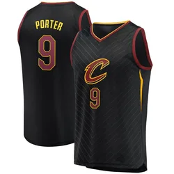 Craig Porter Jr. Cleveland Cavaliers Men's Fast Break Jersey - Statement Edition - Black