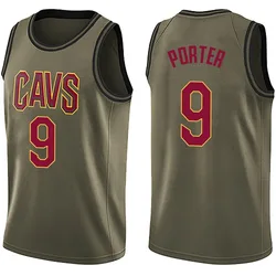 Craig Porter Jr. Cleveland Cavaliers Youth Swingman Salute to Service Jersey - Green